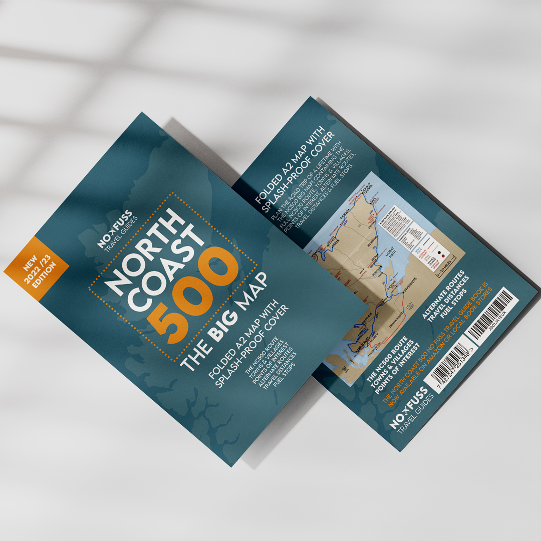 NC500 Map - North Coast 500 The Big Map - A2 Foldable