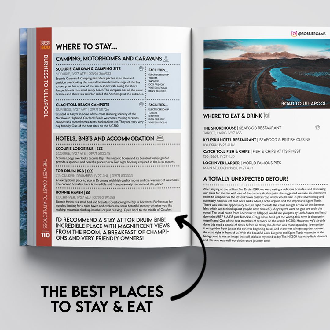 North Coast 500 The Road Trip of a Lifetime - NC500 Guide Book - Robbie Roams - Image 6
