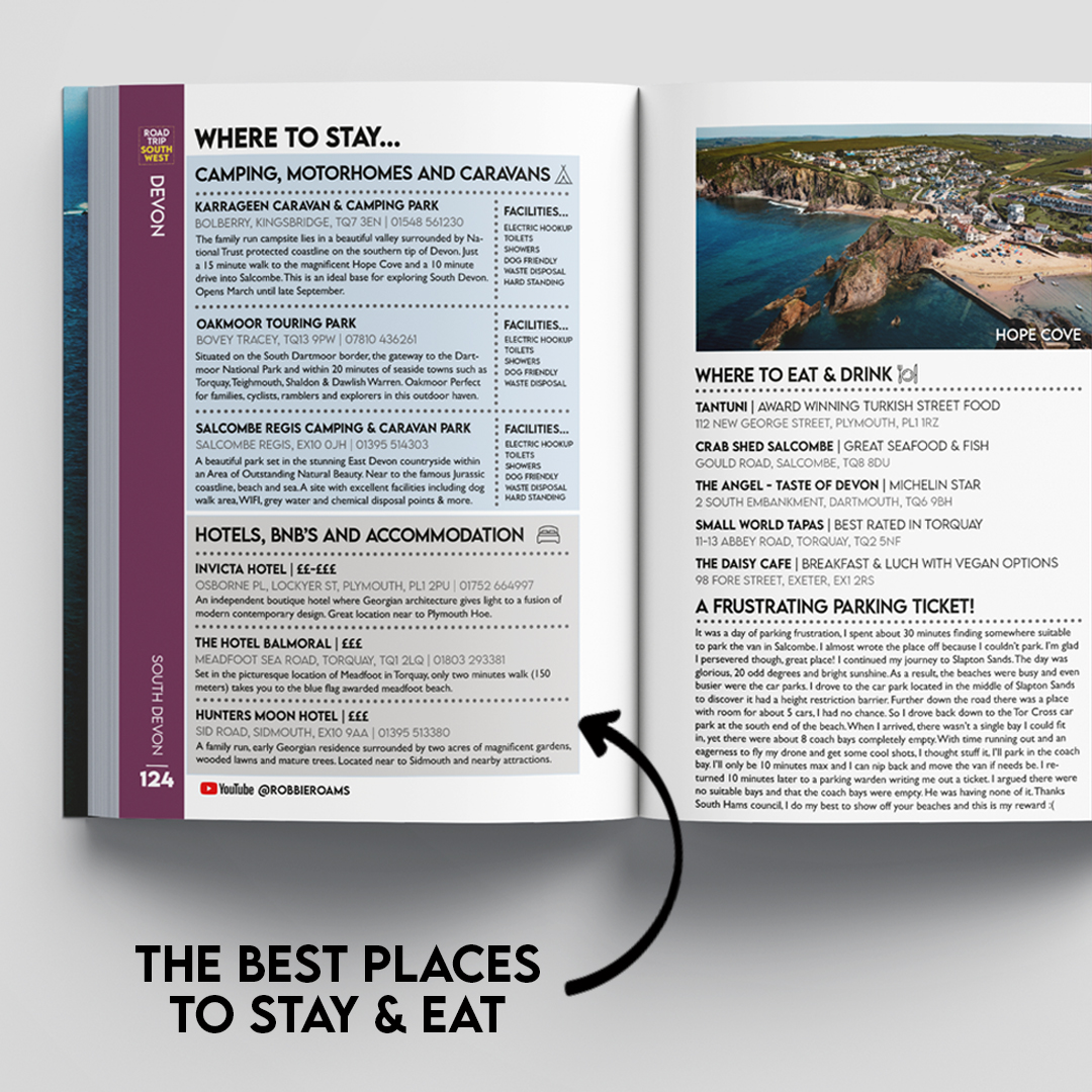 Road Trip South West Guide Book - The Ultimate Cornwall Devon Somerset & Dorset Guidebook by Robbie Roams - Image 4