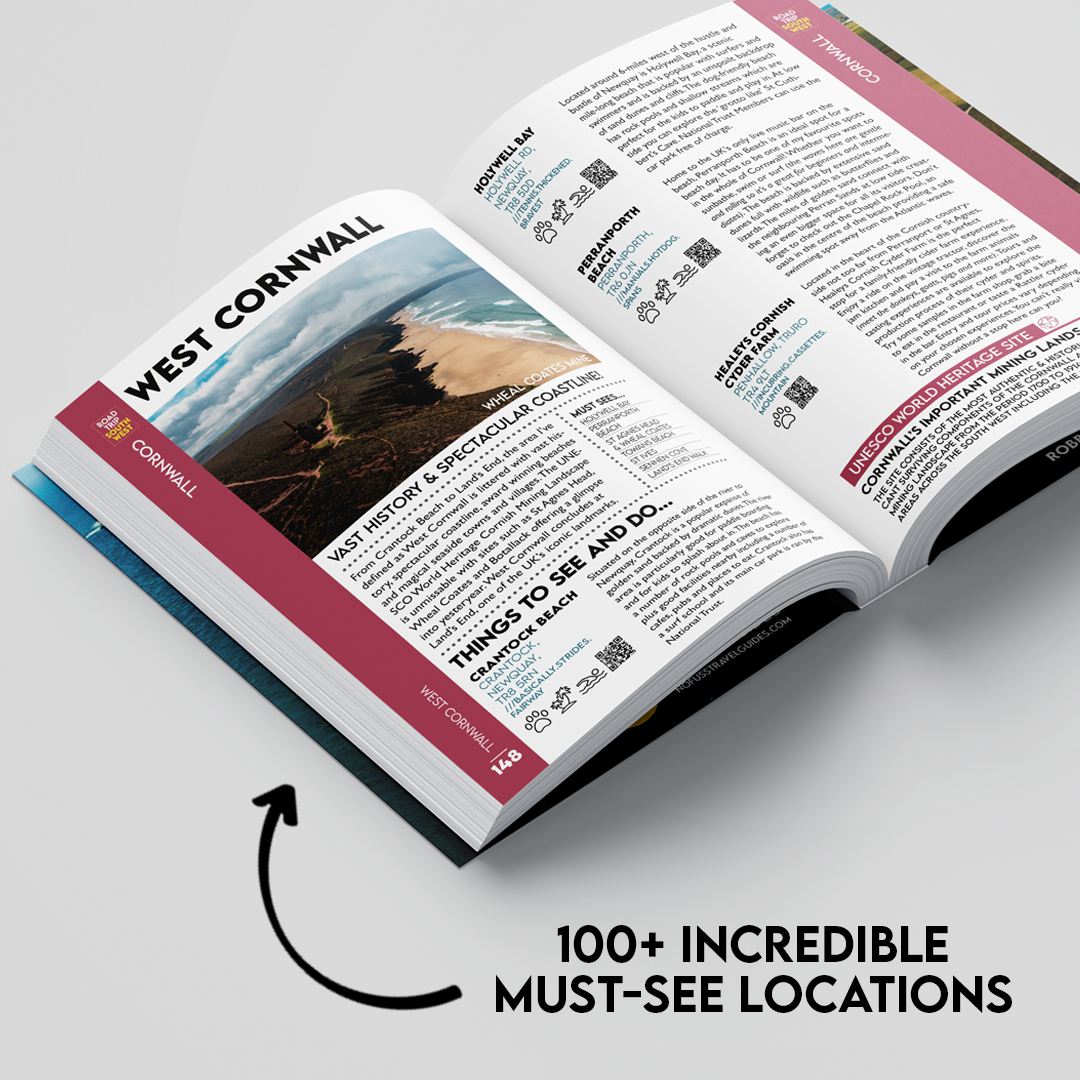 Road Trip South West Guide Book - The Ultimate Cornwall Devon Somerset & Dorset Guidebook by Robbie Roams - Image 2
