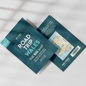 Road Trip Wales - The Big Map - A2 Foldable Splashproof Wales Road Map