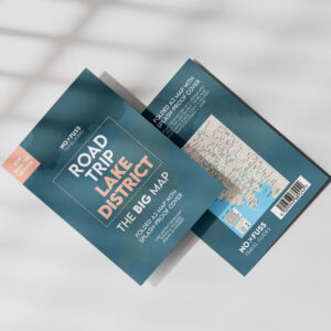 Road Trip Lake District - The Big Map - A2 Foldable Splashproof Road Map