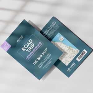 Road Trip Northumberland - The Big Map - A2 Foldable Splashproof Road Map