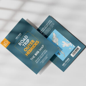 Road Trip Outer Hebrides - The Big Map - A2 Foldable Splashproof Road Map