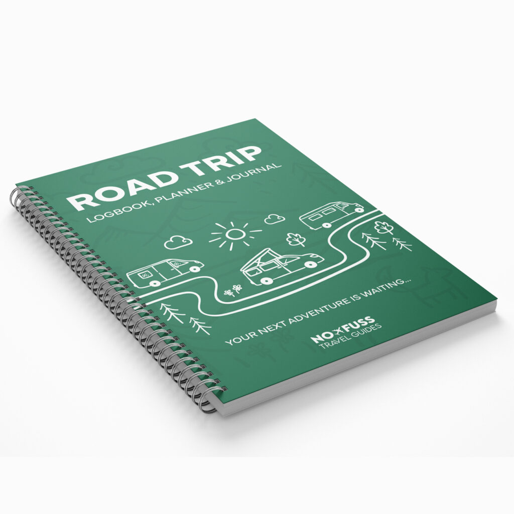 Road Trip logbook, planner & journal
